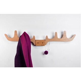 Wandgarderobe Merlin Eiche natur