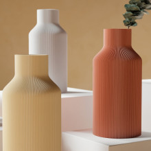 Vase Flasche terracotta