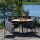 Gartenstühle 4er-Set Salerno dunkelgrau/schwarz