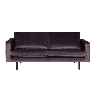 Sofa 2,5-Sitzer Rodeo Samt dunkelgrau