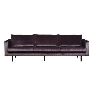 Sofa 3-Sitzer Rodeo Samt dunkelgrau